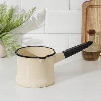 Ковш эмалированный, 1 л, цвет слоновая кость Ковш эмалированный, 1 л, цвет слоновая кость