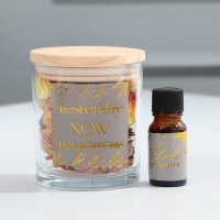 Диффузор ароматический для дома сухоцветы с аромамаслом &laquo;Sweet home&raquo;, роза, 9,5 х 8 х 9,3 см.