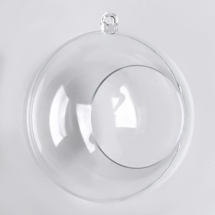 Заготовка - подвеска, раздельные части &laquo;Шар с отверстием&raquo;, диаметр собранного: 8 см