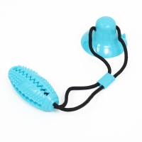 Игрушка для собак "Эллипсоид для лакомств на присоске", 40 х 9 см, голубая Игрушка для собак "Эллипсоид для лакомств на присоске", 40 х 9 см, голубая