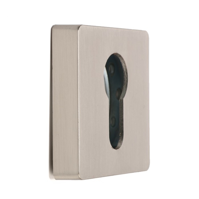 Накладка на цилиндровый механизм LOCKLAND, квадратная, цвет сатиновый никель, комплект. Накладка на цилиндровый механизм LOCKLAND, квадратная, цвет сатиновый никель, комплект.