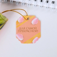 Ручка шариковая синяя паста в тубусе "Для самой прекрасной!", пластик Ручка шариковая синяя паста в тубусе "Для самой прекрасной!", пластик