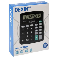 Калькулятор настольный, 12 - разрядный KK-838B, 145 х 183 х 43 мм Калькулятор настольный, 12 - разрядный KK-838B, 145 х 183 х 43 мм