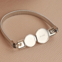 Подхват для штор &laquo;Жемчужные круги&raquo;, 2 &times; 31,5 см, цвет серебряный