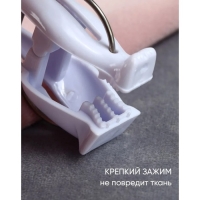 Прищепки бельевые &laquo;Коты&raquo;, 7 см, 4 шт, цвет белый