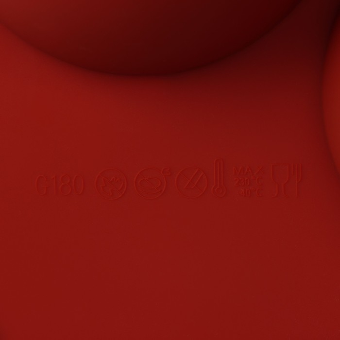 Форма для выпечки Доляна &laquo;Полусфера&raquo;, силикон, 29,5&times;17 см, 5 ячеек, d=8 см, цвет МИКС