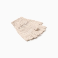 Перчатки (митенки) женские, цвет бежевый, 18 Перчатки (митенки) женские, цвет бежевый, 18