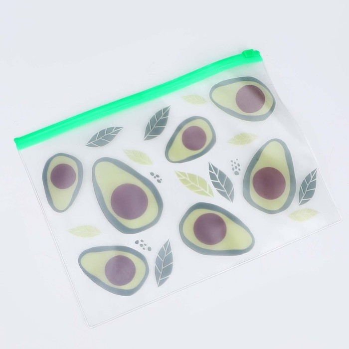 Сумка женская пляжная Сумка женская пляжная "Авокадо" + бикини бэг