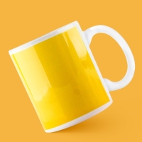 Кружка керамическая &laquo;Быть Лёхой&raquo;, 320 мл, цвет жёлтый