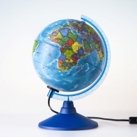 Глобус политический &laquo;Классик Евро&raquo;, диаметр 150 мм, с подсветкой