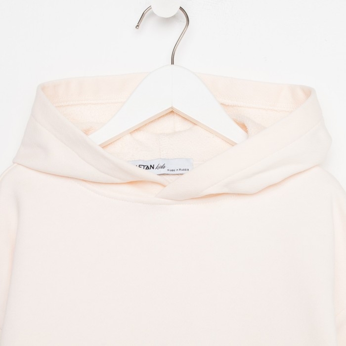Худи детское KAFTAN "Basic line", размер 34 (122-128), цвет бежевый