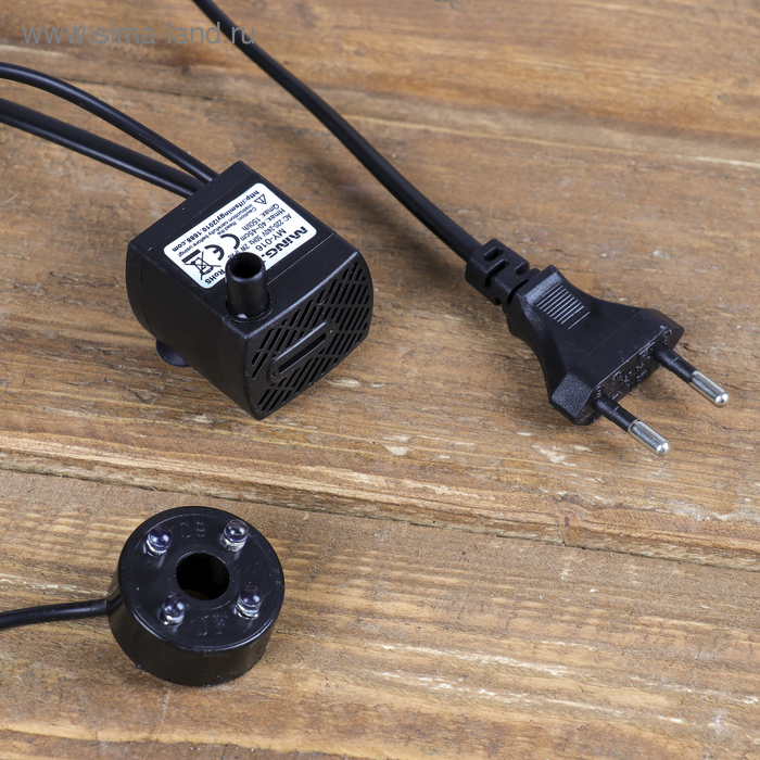 Фонтан "Горка с ручейками" 13х16х20 см (с подсветкой)