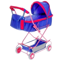 Коляска кукольная № 7, цвета МИКС Коляска кукольная № 7, цвета МИКС