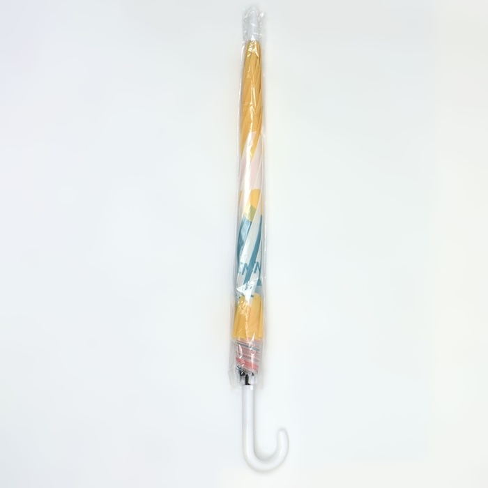 Зонт - трость полуавтоматический &laquo;Радужный круг&raquo;, 8 спиц, R = 46/54 см, D = 108 см, рисунок МИКС