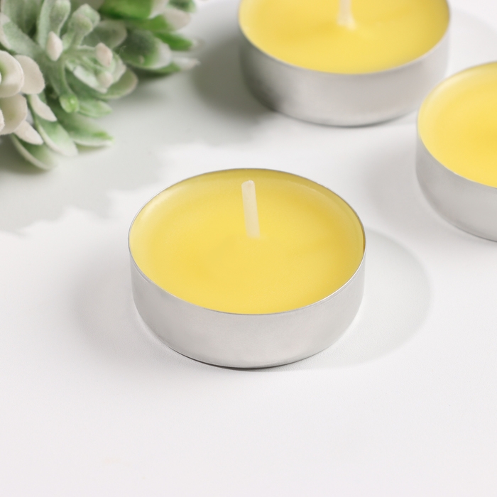 Набор чайных свечей ароматизированных Набор чайных свечей ароматизированных "Сочный манго", 10гр, 9штук