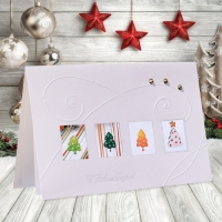 Мини-открытка "С Новым Годом!" карточки, ручная работа Мини-открытка "С Новым Годом!" карточки, ручная работа