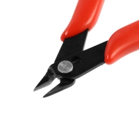 Кусачки для электроники ЛОМ mini, боковые, пластиковые рукоятки, 130 мм