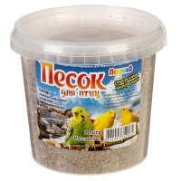 Песок речной для птиц с морскими минералами, ведро, 1 л Песок речной для птиц с морскими минералами, ведро, 1 л