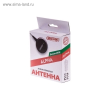 Антенна автомобильная Skyway ALPHA FM, круглая, тонкое полотно, черный, S00203003