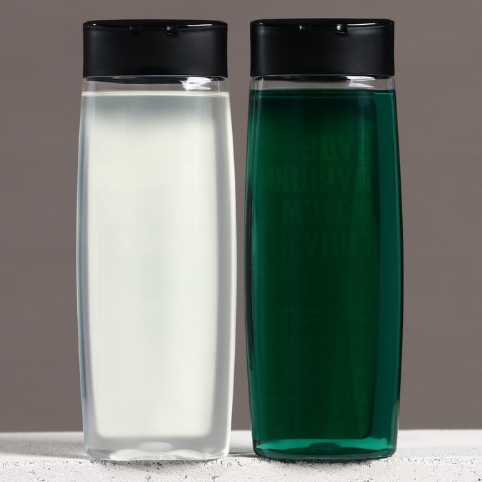 Подарочный набор косметики &laquo;Самому лучшему мужчине в Новый Год&raquo;, гель для душа и шампунь для волос, 2 х 250 мл, ЧИСТОЕ СЧАСТЬЕ