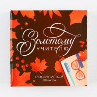 Бумага для записей в книге &laquo;Золотому учителю&raquo;, 150 листов 9 х 9 см