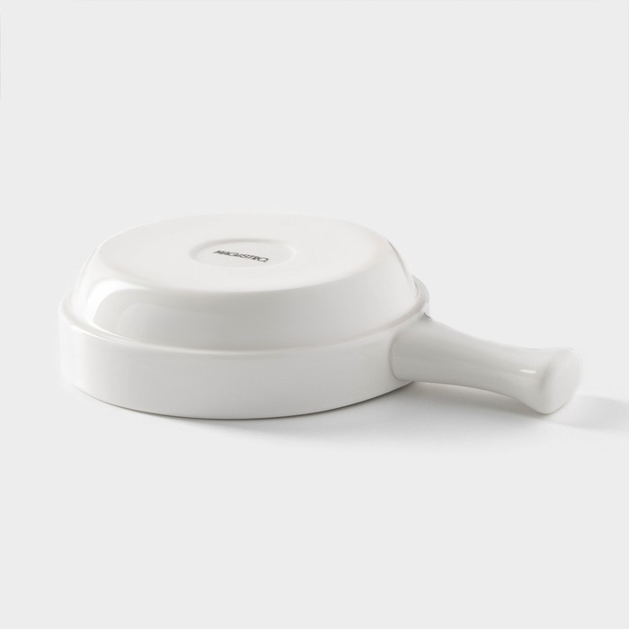 Кокотница фарфоровая Magistro &laquo;Бланш&raquo;, 20,3&times;14,4&times;4,6 см, цвет белый