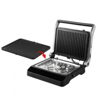 Гриль электрический Endever Grillmaster245, 2300 Вт, антипригарное покрытие, 30х22 см, серый 1052646