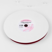 Лента бархатная, 6 мм, 18 &plusmn; 1 м, цвет красный №40