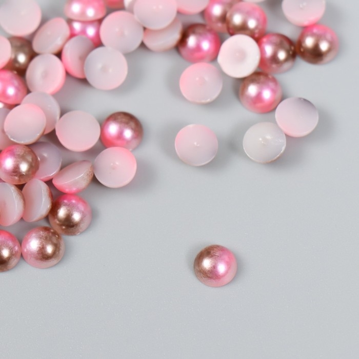 Декор "Градиент розовый" d=6 мм 10г 200 шт 5х2,5 см МИКС