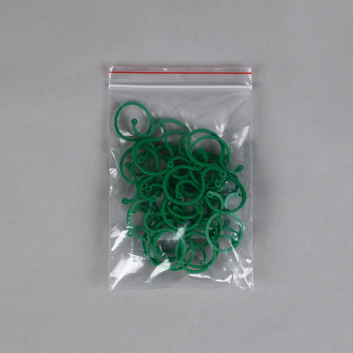 Клипсы садовые для подвязки растений, 4 &times; 3 см, в наборе 30 шт., Greengo