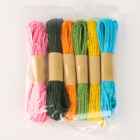 Рафия &laquo;Пальма&raquo;, длина 1шт. &mdash; 10 м., набор 6 шт., цвет МИКС