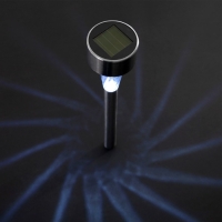 Садовый светильник на солнечной батарее &laquo;Трапеция&raquo;, 5.3 &times; 38 &times; 5.3 см, 1 LED, свечение белое