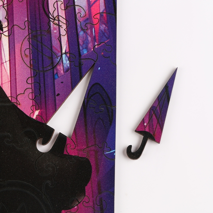 Пазл деревянный фигурный «Девочка в чёрном платье», 80 элементов Пазл деревянный фигурный «Девочка в чёрном платье», 80 элементов