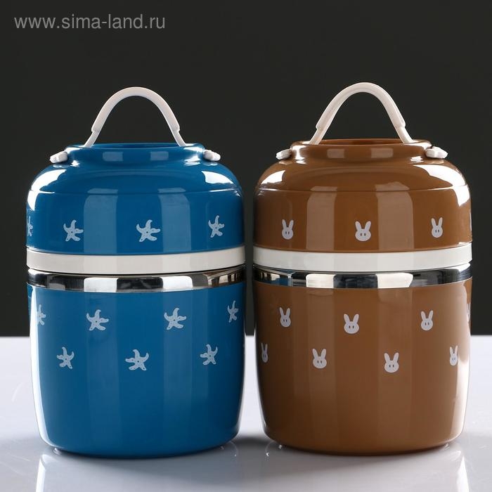 Ланч бокс, контейнер для еды Ланч бокс, контейнер для еды "Веггер", 780 мл, сохраняет тепло 4 ч 11