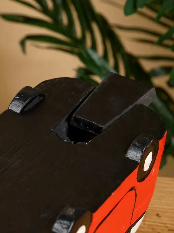 Копилка &laquo;Микроавтобус&raquo;, 24&times;12&times;13.5 см, дерево, красный