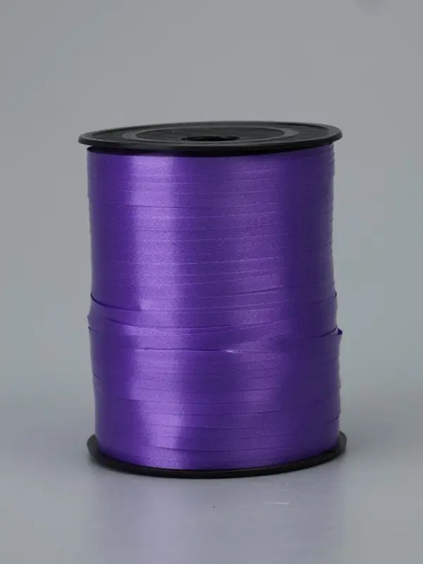 Лента для декора и подарков, фиолетовый, 0,5 см х 500 м