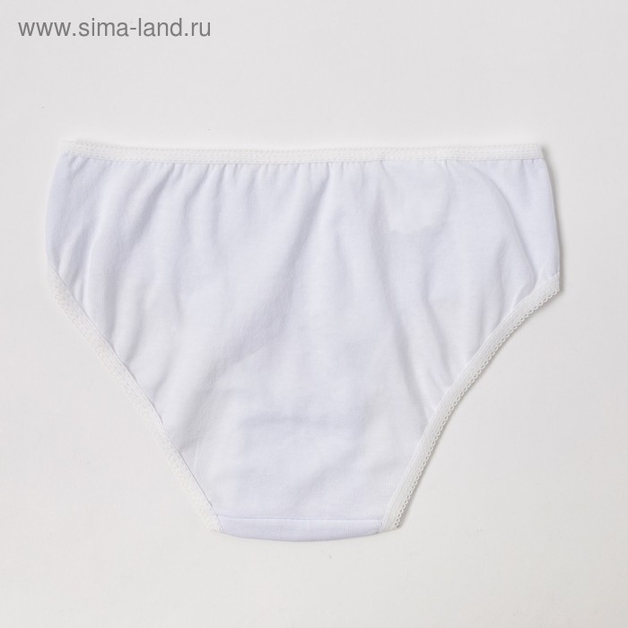 Трусы для девочки, цвет белый, рост 104-110 см (30)