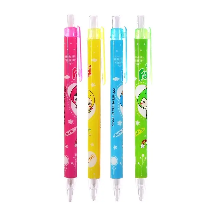 Карандаш автоматический 0.5 мм, корпус с рисунком, МИКС