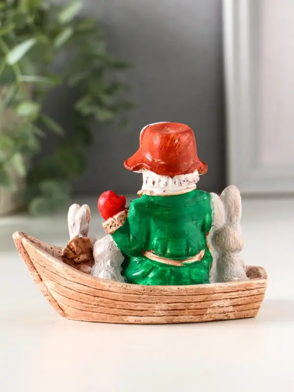 Фигура "Дед Мазай" 9х11х7 см