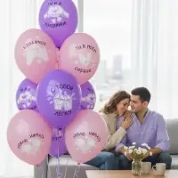 Воздушный шар латексный 14" &laquo;Всегда вместе&raquo;, 50 шт.