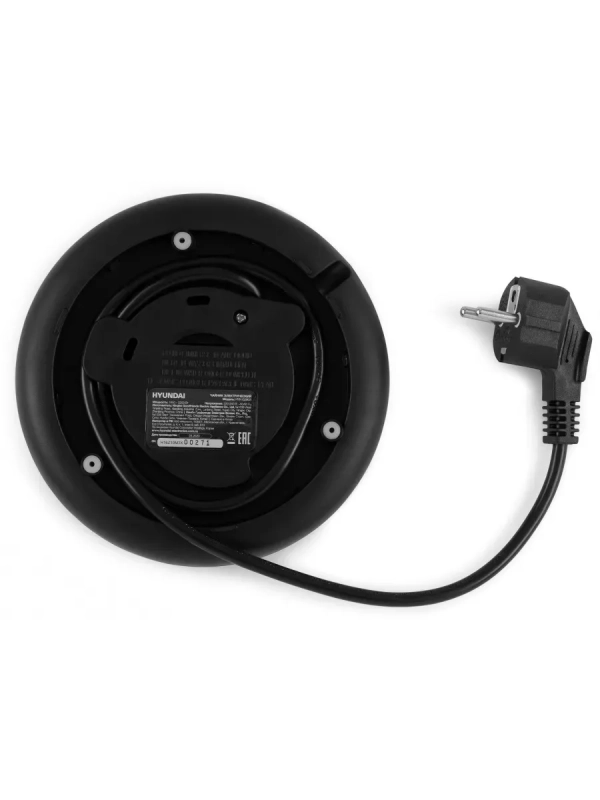 Чайник HYK-G3803 1.7л. 2200Вт черный серебристый