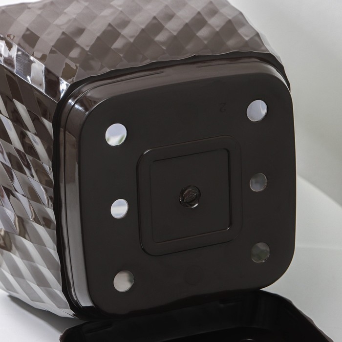 Горшок для цветов с поддоном &laquo;Классика&raquo;, 2 л, шоколадный