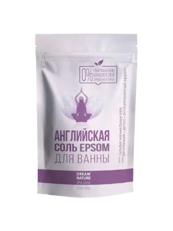 Соль для ванн английская DREAM NATURE SPA CARE, 1000 г