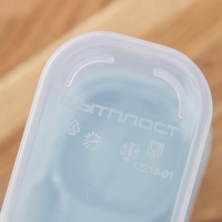 Ёмкость для сыпучих продуктов, 1,5 л, пластик, прозрачная, крышка МИКС