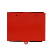 Ящик почтовый &laquo;Письмо&raquo;, горизонтальный, без замка (с петлёй), бордовый