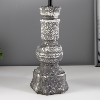 Настольная лампа "Стелла" Е14 40Вт серый 22,5х22,5х45см RISALUX Настольная лампа "Стелла" Е14 40Вт серый 22,5х22,5х45см RISALUX