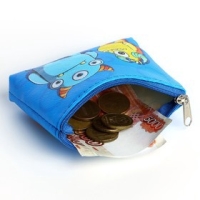 Кошелёк детский на молнии «Монстр голубой», 11 х 8,5 см Кошелёк детский на молнии «Монстр голубой», 11 х 8,5 см