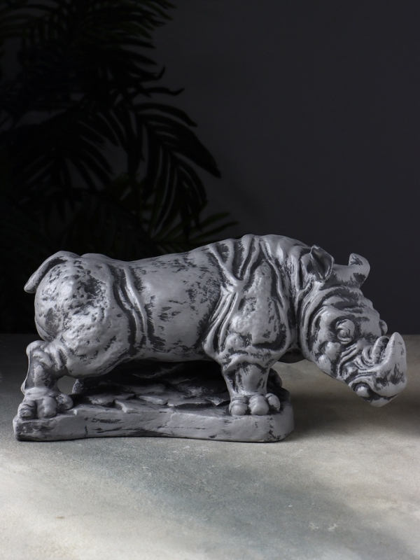 Копилка "Носорог" 32х19х16 см, серый