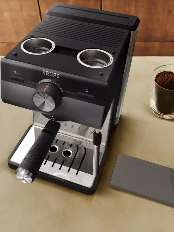 Рожковая кофеварка Authentic+ XP384G10, серый