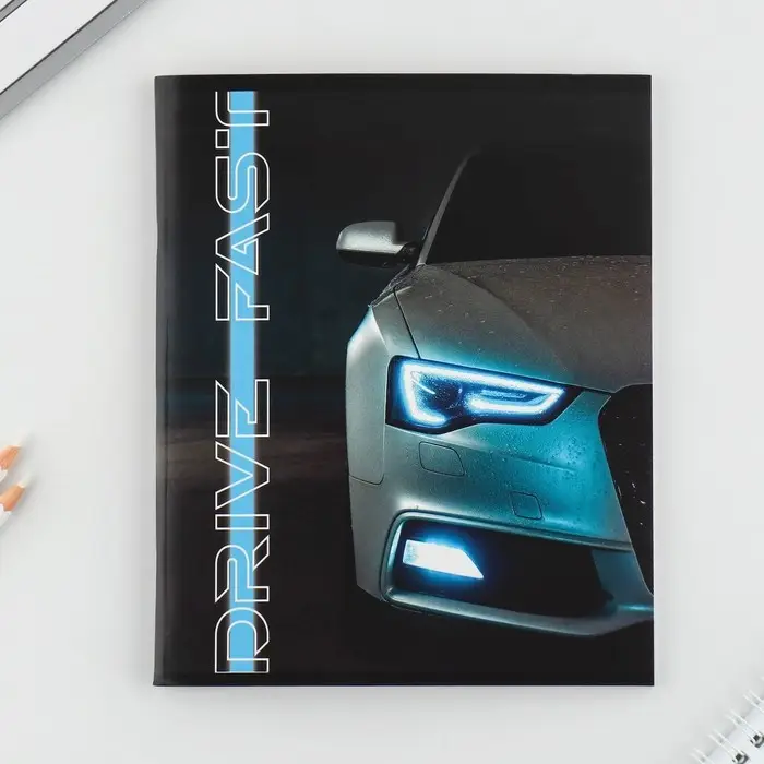 Тетрадь в клетку, 48 л., А5, на скрепке, блок №2 &laquo;Машины&raquo; МИКС